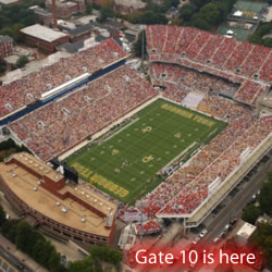 Gate 10 at Bobby Dodd Stadium