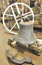 Broken chapel bell